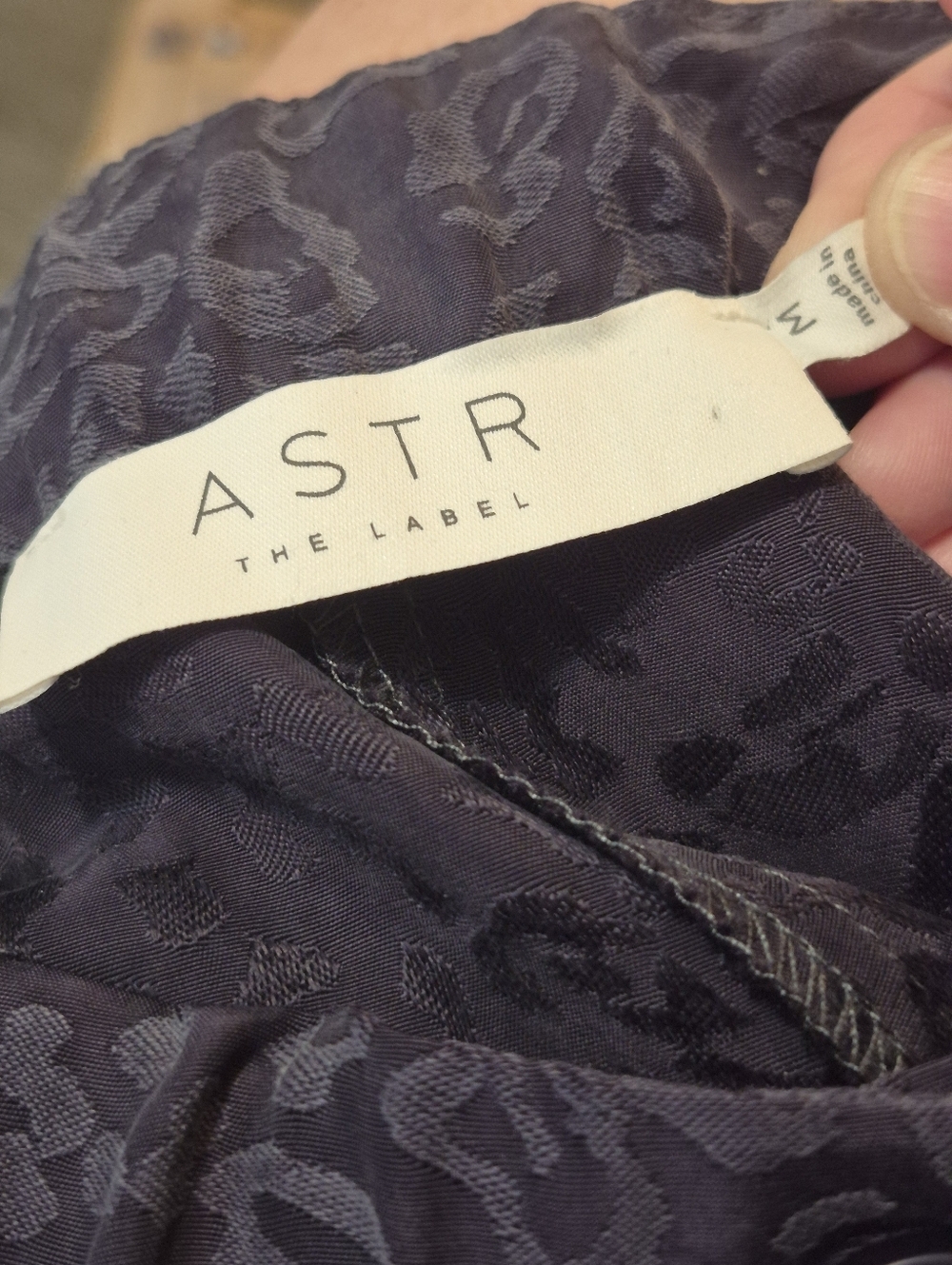 ASTR The Label Women's Cropped Leopard Print Wide Leg Pants Medium - Picture 6 of 6